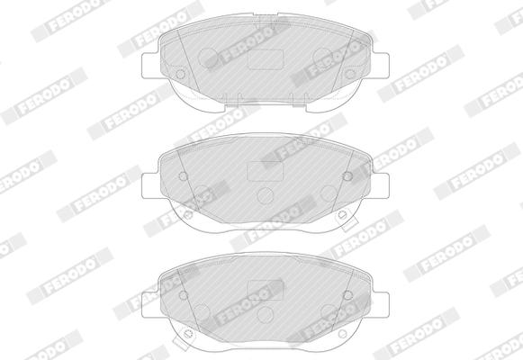 Brake Pad Set, disc brake - FDB4824 FERODO