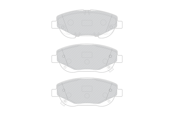 Brake Pad Set, disc brake - FDB4824 FERODO