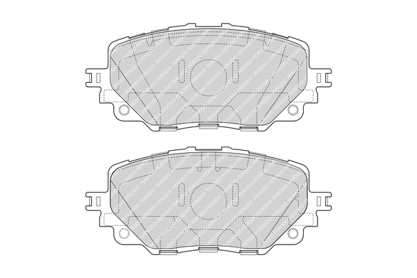 Brake Pad Set, disc brake - FDB4873 FERODO