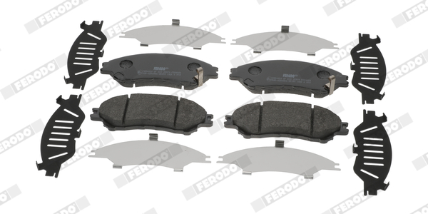 Brake Pad Set, disc brake - FDB4884 FERODO
