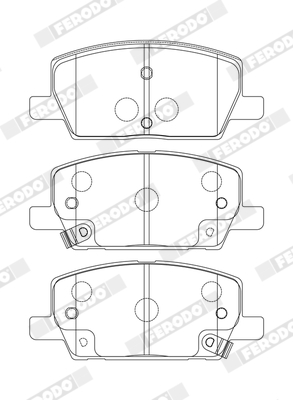 Brake Pad Set, disc brake - FDB4914 FERODO
