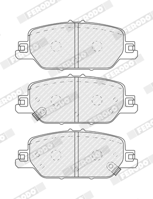 Brake Pad Set, disc brake - FDB4964 FERODO