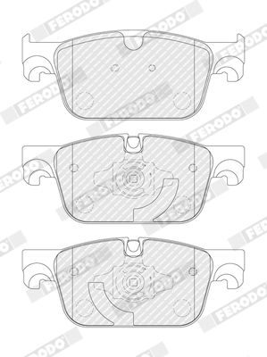 Brake Pad Set, disc brake - FDB4994 FERODO