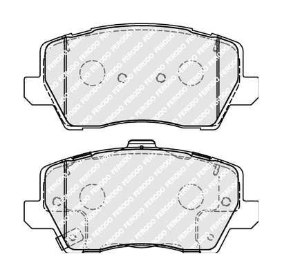 Brake Pad Set, disc brake - FDB5037 FERODO