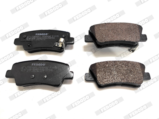 Kit pastiglie freno, Freno a disco - FDB5041 FERODO