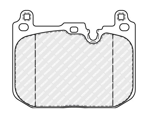 Brake Pad Set, disc brake - FDB5112 FERODO