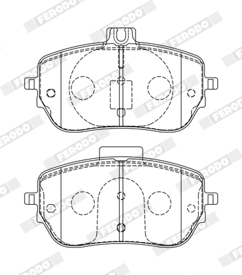 Brake Pad Set, disc brake - FDB5180 FERODO