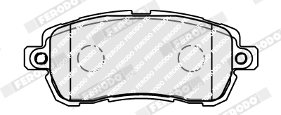 Brake Pad Set, disc brake - FDB5181 FERODO