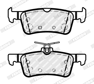 Brake Pad Set, disc brake - FDB5185 FERODO