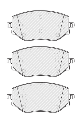 Brake Pad Set, disc brake - FDB5192 FERODO