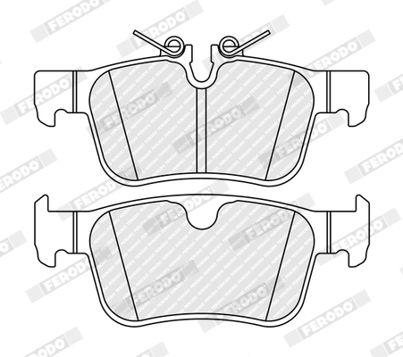Brake Pad Set, disc brake - FDB5241 FERODO