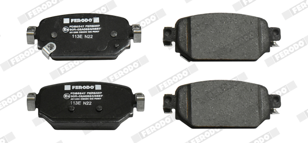 Brake Pad Set, disc brake - FDB5247 FERODO