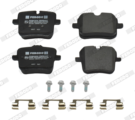 Brake Pad Set, disc brake - FDB5302 FERODO