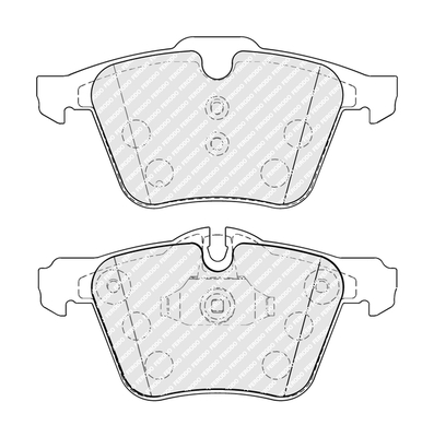 Brake Pad Set, disc brake - FDB5307 FERODO