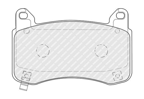 Brake Pad Set, disc brake - FDB5327 FERODO