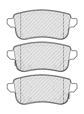 Brake Pad Set, disc brake - FDB5333 FERODO