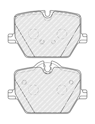 Brake Pad Set, disc brake - FDB5339 FERODO