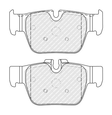 Brake Pad Set, disc brake - FDB5354 FERODO