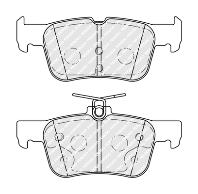 Brake Pad Set, disc brake - FDB5355 FERODO