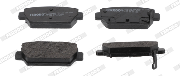 Комплект тормозных колодок, дисковый тормоз - FDB5406 FERODO
