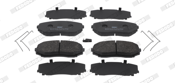Brake Pad Set, disc brake - FDB5433 FERODO