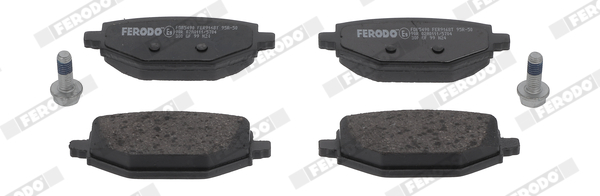 Комплект тормозных колодок, дисковый тормоз - FDB5490 FERODO