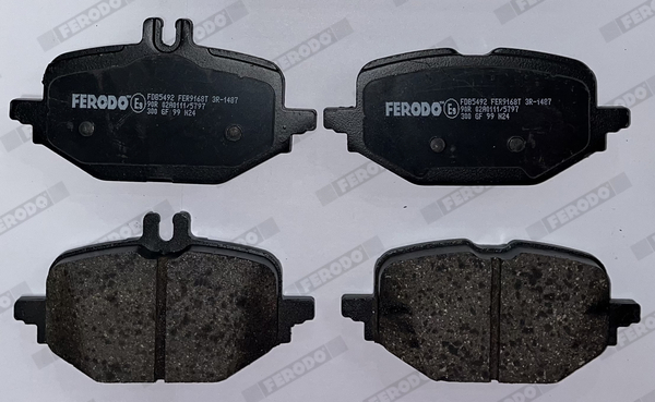 Brake Pad Set, disc brake - FDB5492 FERODO