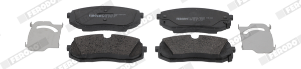 Brake Pad Set, disc brake - FDB5508 FERODO