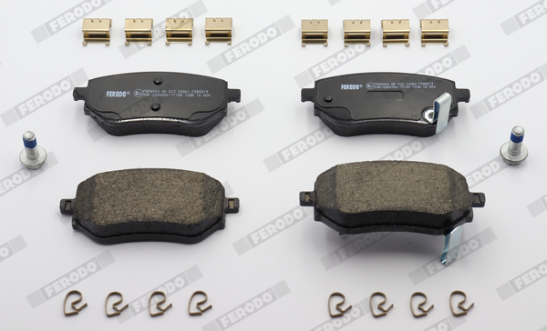 Комплект тормозных колодок, дисковый тормоз - FDB5519 FERODO