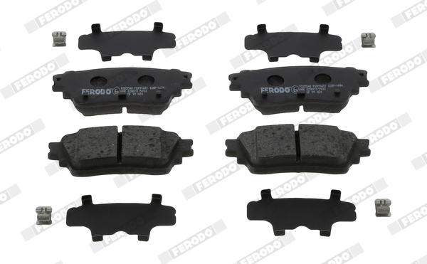 Brake Pad Set, disc brake - FDB5540 FERODO
