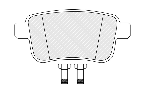 Brake Pad Set, disc brake - FDB5559 FERODO