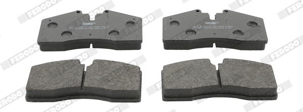 Brake Pad Set, disc brake - FDB560 FERODO