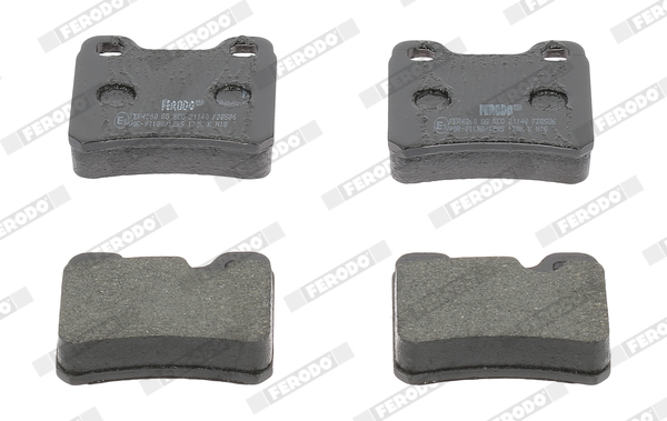 Brake Pad Set, disc brake - FDB586 FERODO
