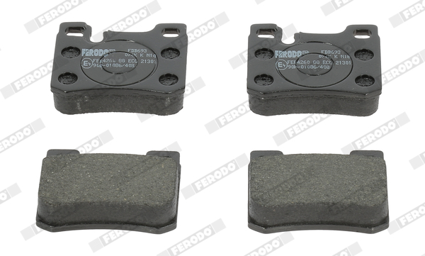Brake Pad Set, disc brake - FDB693 FERODO