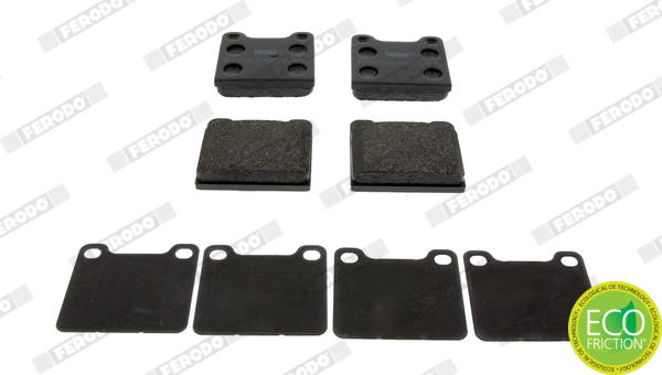Brake Pad Set, disc brake - FDB704 FERODO