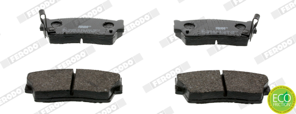 Brake Pad Set, disc brake - FDB712 FERODO