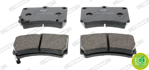 Brake Pad Set, disc brake - FDB715 FERODO
