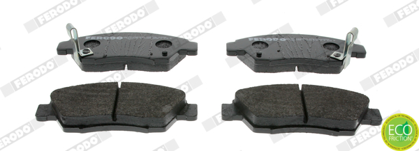 Brake Pad Set, disc brake - FDB776 FERODO