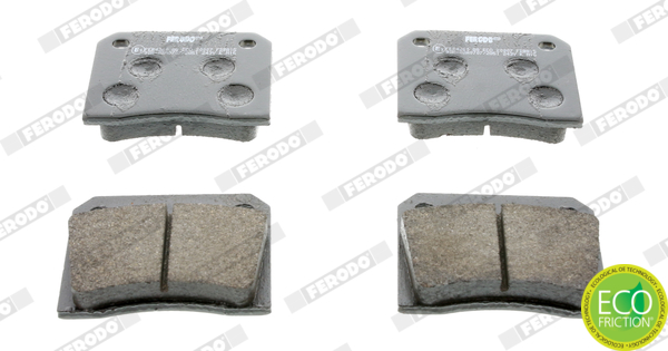 Brake Pad Set, disc brake - FDB815 FERODO