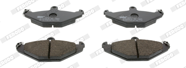 Brake Pad Set, disc brake - FDB878 FERODO