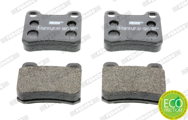 Brake Pad Set, disc brake - FDB979 FERODO
