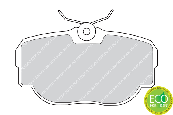 Brake Pad Set, disc brake - FDB981 FERODO