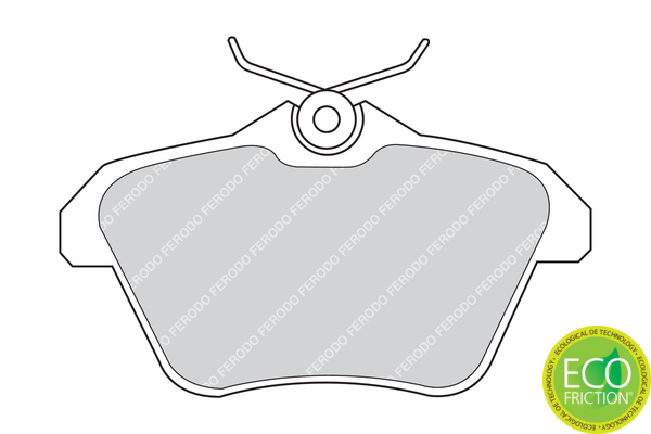Brake Pad Set, disc brake - FDB995 FERODO