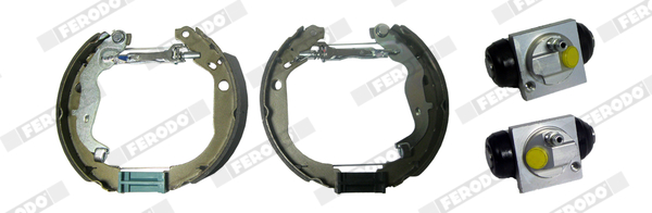 Комплект тормозных колодок - FMK626 FERODO