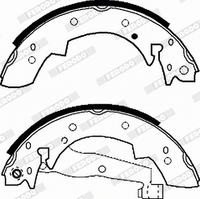 Bremsbackensatz - FSB173 FERODO