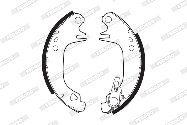 Bremsbackensatz - FSB188 FERODO