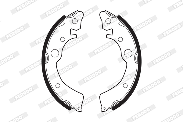 Bremsbackensatz - FSB204 FERODO