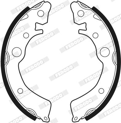 Bremsbackensatz - FSB204 FERODO