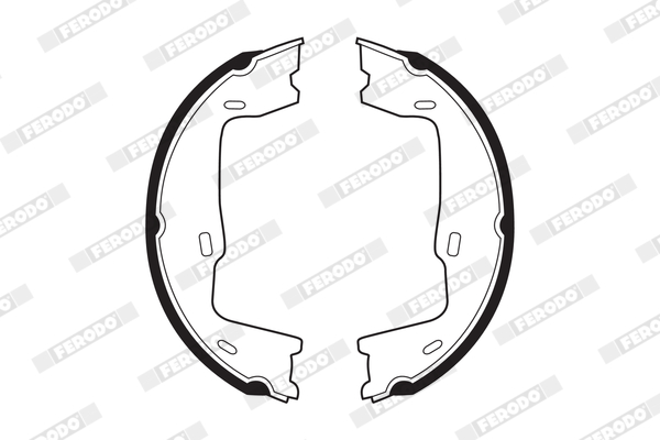 Brake Shoe Set, parking brake - FSB227 FERODO