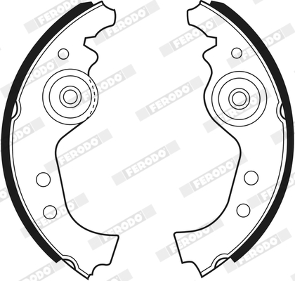 Bremsbackensatz - FSB27 FERODO